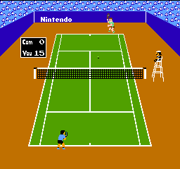 Tennis (Europe) In game screenshot